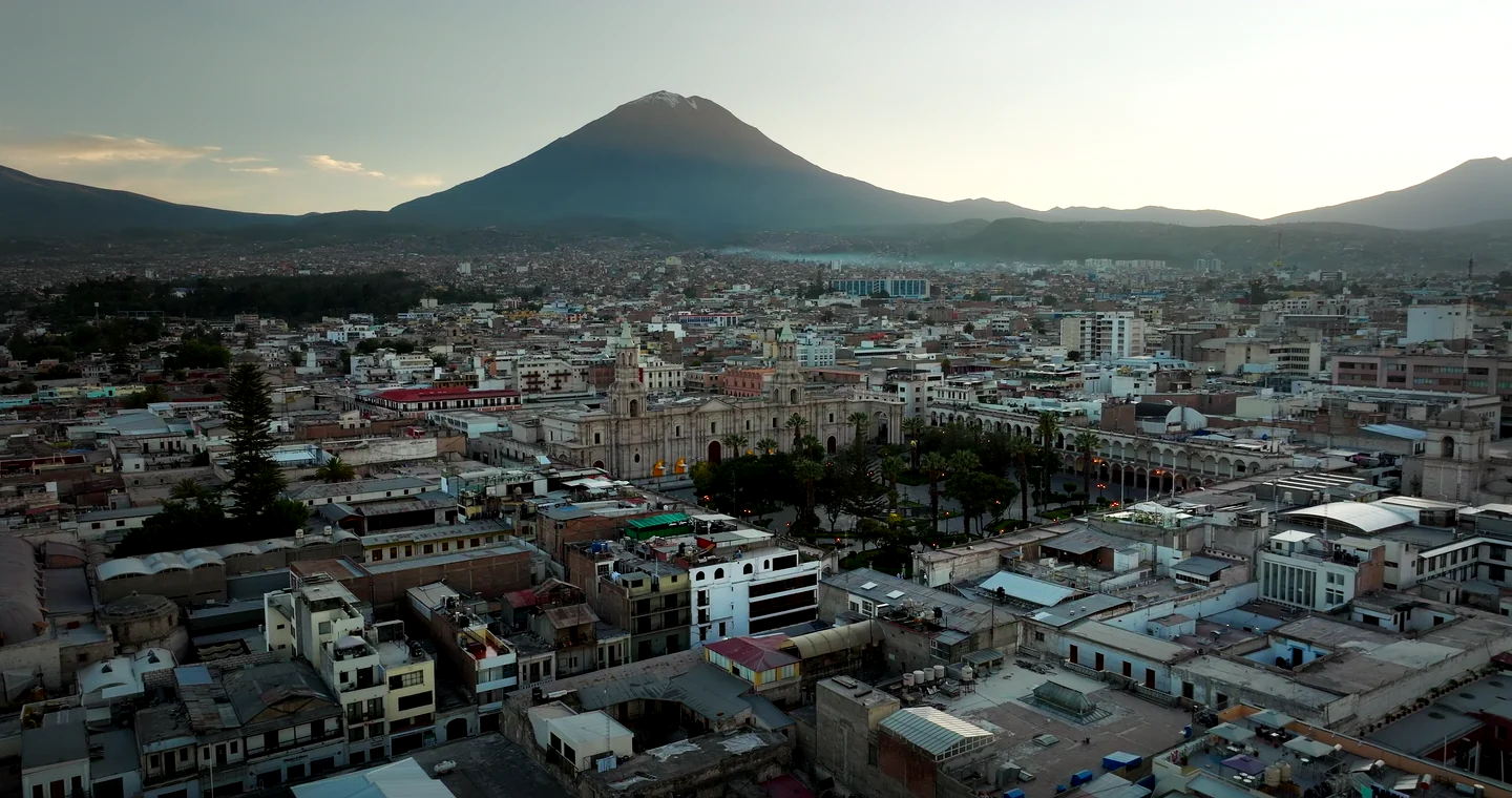 Paisaje urbano de Arequipa, Perú